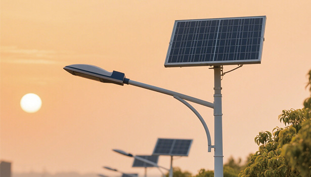 solar street lights battery